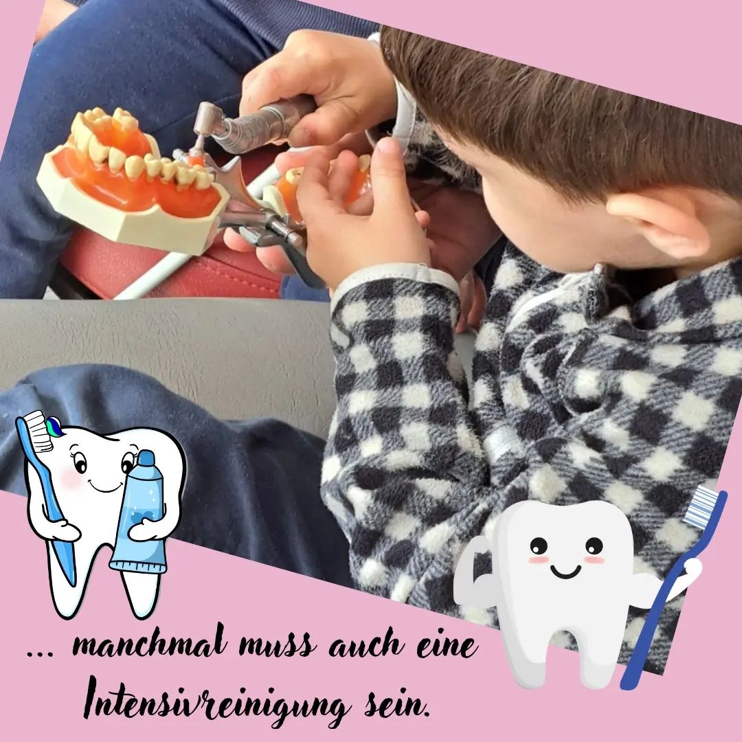 Besuch der Zahnarztpraxis